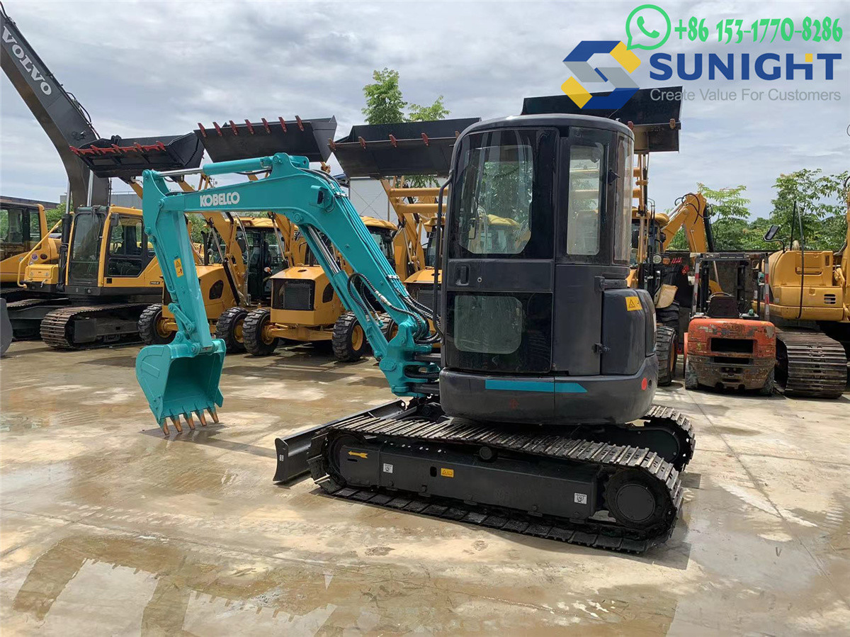 Used 5.5ton KOBELCO Sk55 Excavator With Good Condition