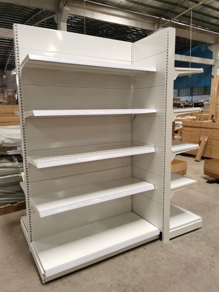 Wall Units Gondola Shelf Rack Supermarket Gondola Double-Sided Shelves