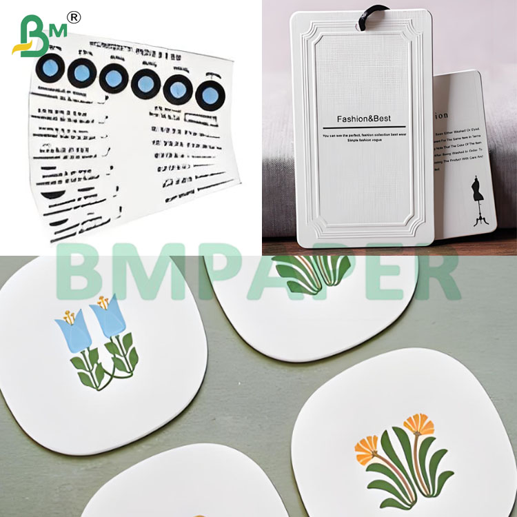 Uncoated Cream Color Water Absorbent Paper Sheets for Coasters