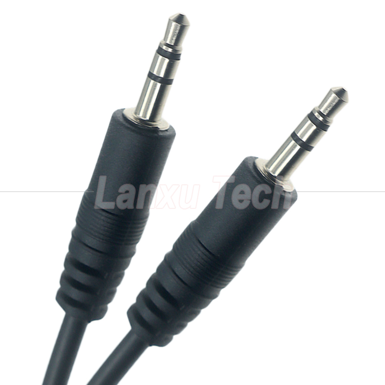 OEM Customization 1M 2M 3M 5M 10M 3 Poles TRS Male to Male 3.5mm Aux Stereo Jack Audio Extension Cable