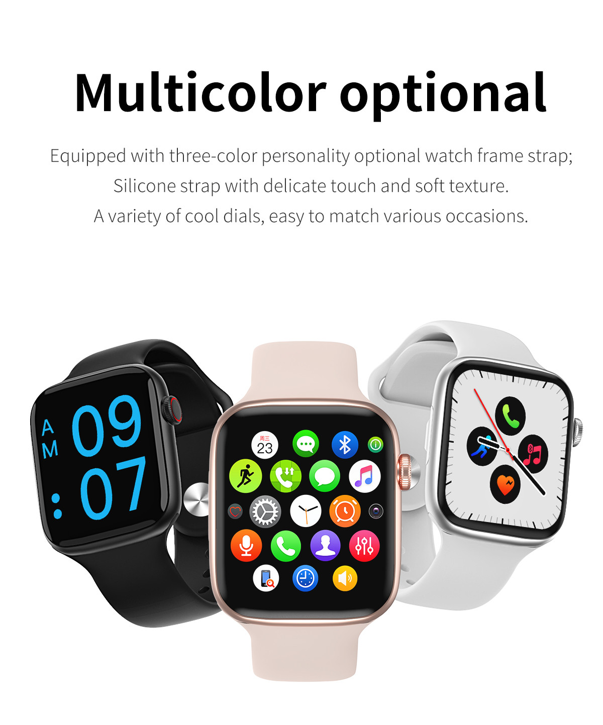1.54 Inch Touch Screen Sim Card Slot Smart Watch IP68 Waterproof