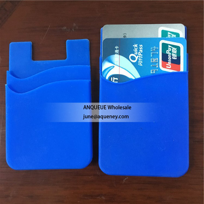 Promotion gifts LOW MOQ silicone phone smart wallet with custom logo