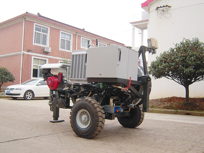 Tension Stringing Equipment Hydraulic Tensioner Machine For Overhead Stringing Groove Number 5