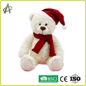  Huggable 25cm Plush Teddy Bear With Christmas Cap Manufactures