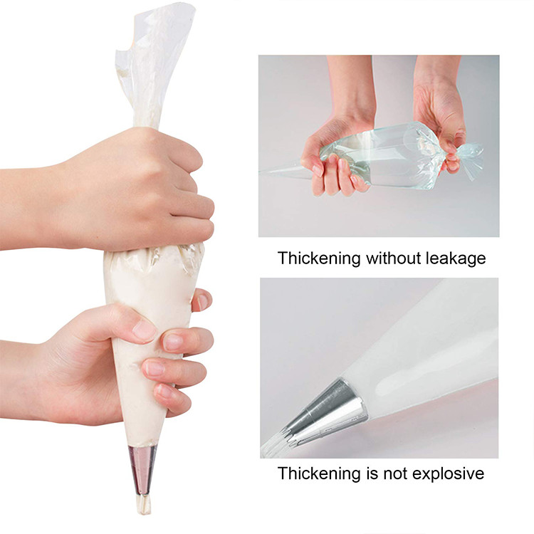 PE PA Disposable Reusable Icing Bags For Cream Frosting