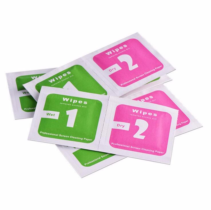 Paper Plastic Type Wet Dry Lens Cleaning Wet Wipes Customized for Your Specifications