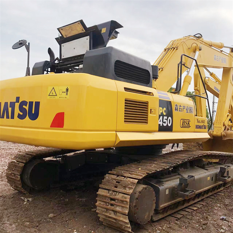 Shanghai Large Mining 45 Ton Used Komatsu 450-7 Excavator in Original Good Condition