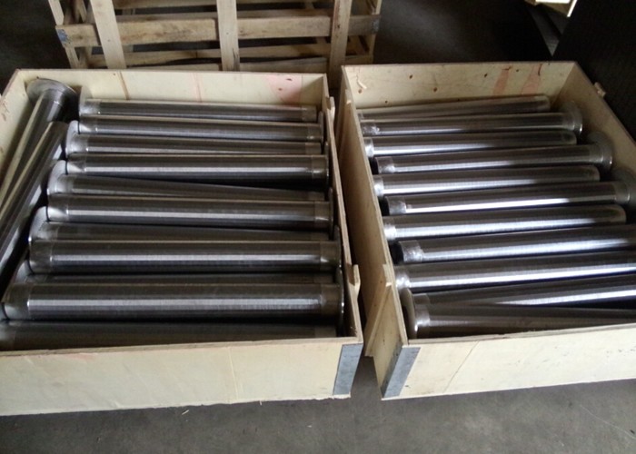 Abreaction Resistant Wedge Wire Screen Pipe , SS 304 Rotating Drum Screen