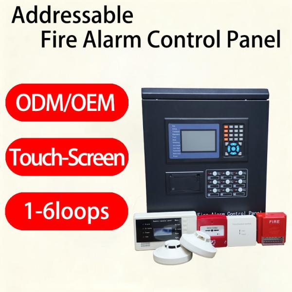 Quality Advanced Addressable Fire Alarm System With Touch Screen Display And Individual Device Communication CA200 for sale