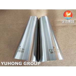 SS304 Sanitary Polished Fitting, 3-A Concentric Reducer For Food And Beverage