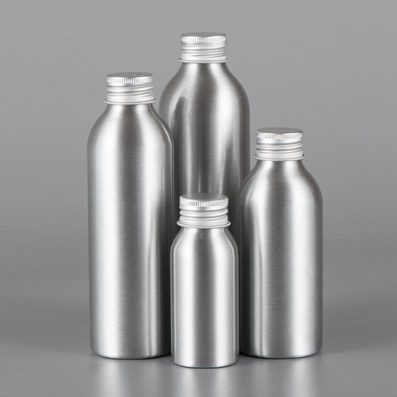 Customized Label Empty 100ml 200ml 300ml 500ml 1000ml Aluminum Bottles Spray Fine Mist Lid for Lotion Shampoo Essential Oil