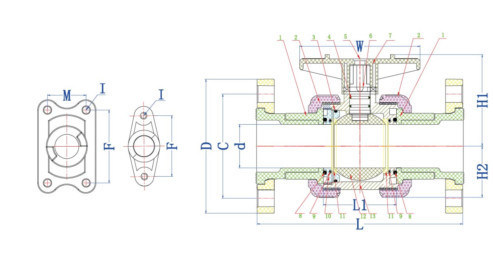 Industrial Electric/Pneumatic Actuator Butt Welding Pph True Union Ball Valve