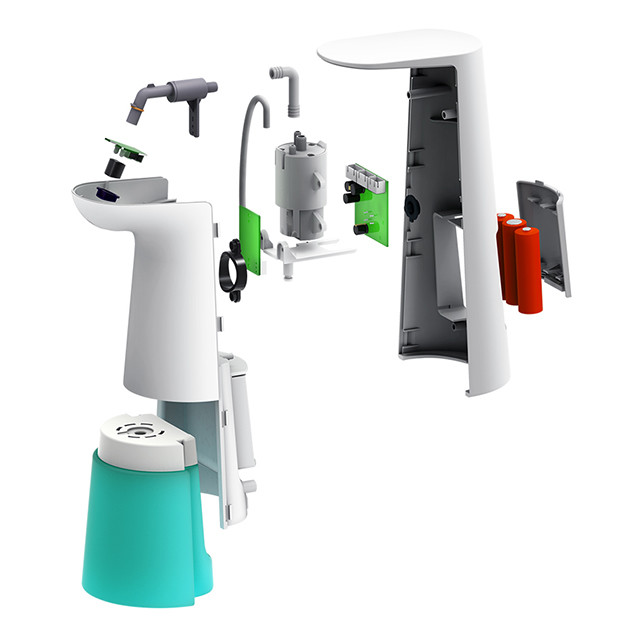 550mA Battery Operated Sanitizer Dispenser