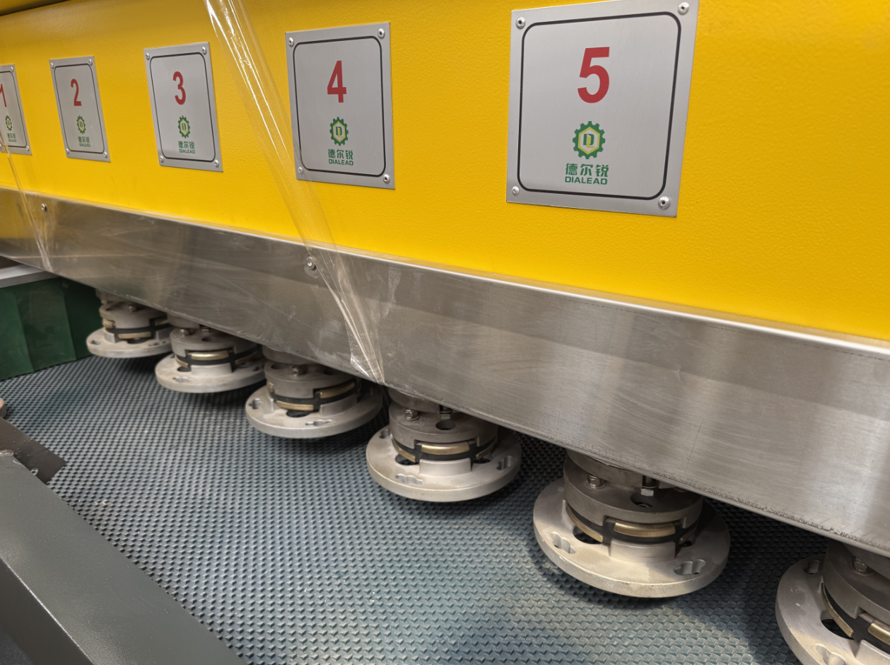 Automatic Line Polishing Machine For Granite Disc / Granite Slab / Stone Fabrication