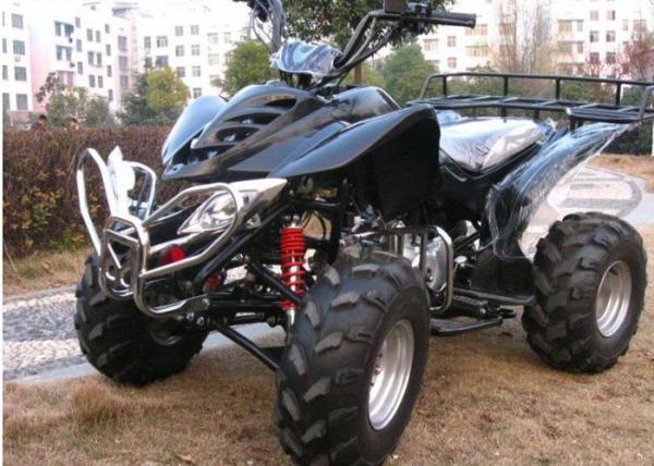 Big Headlight Street Legal Quad Bike 110cc , Adult Quad Bikes With 3 Speed +