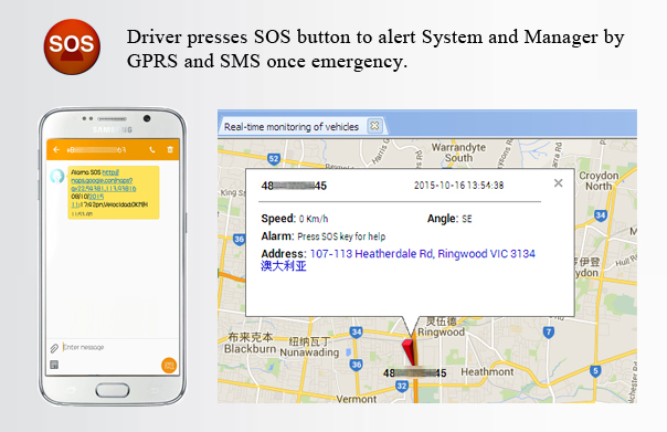 Smart phone control keyless entry anti-theft Car Alarm vehicle GPS Tracker