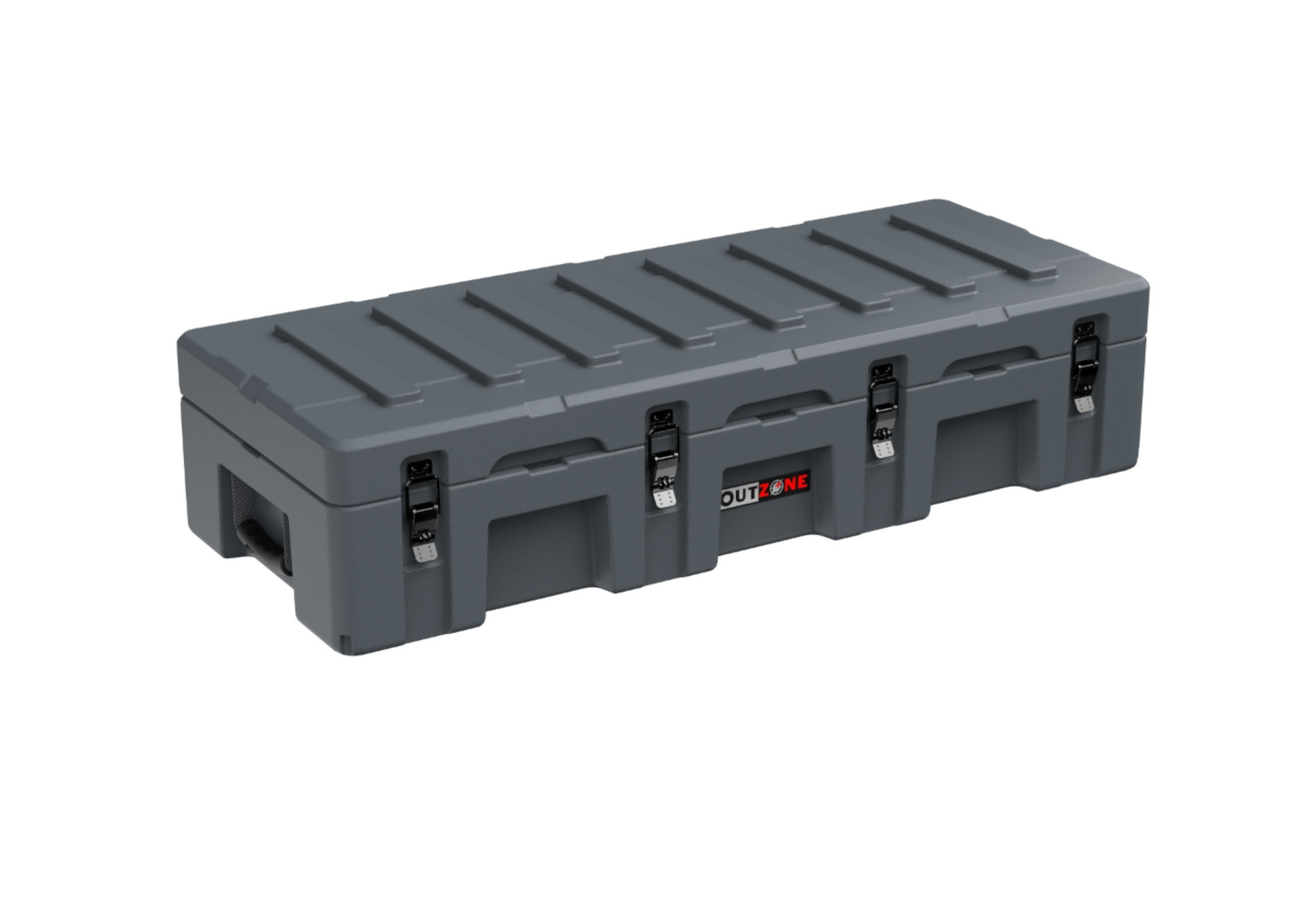 V7 Heavy Duty Rugged Car Roof Storage Box 116L With Nylon Rope Handles
