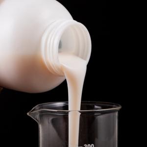 China Milky White Translucent Liquid Styrene-Acrylic Copolymer Emulsion R-309 For Water-Based Finish Oil on sale