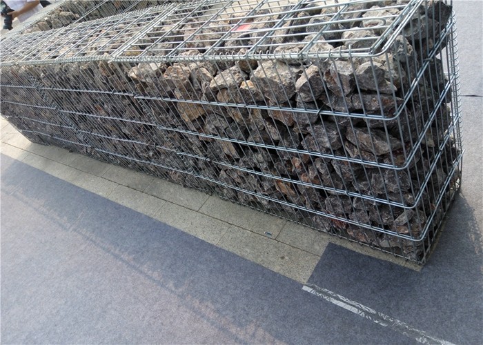 Gabion 10 Gauge Welded Wire Mesh 2 X 2 Rectangle Hole PVC Coated