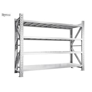 China Stable Medium Duty Shelving Racking Galvanized Surface Customized Dimension on sale