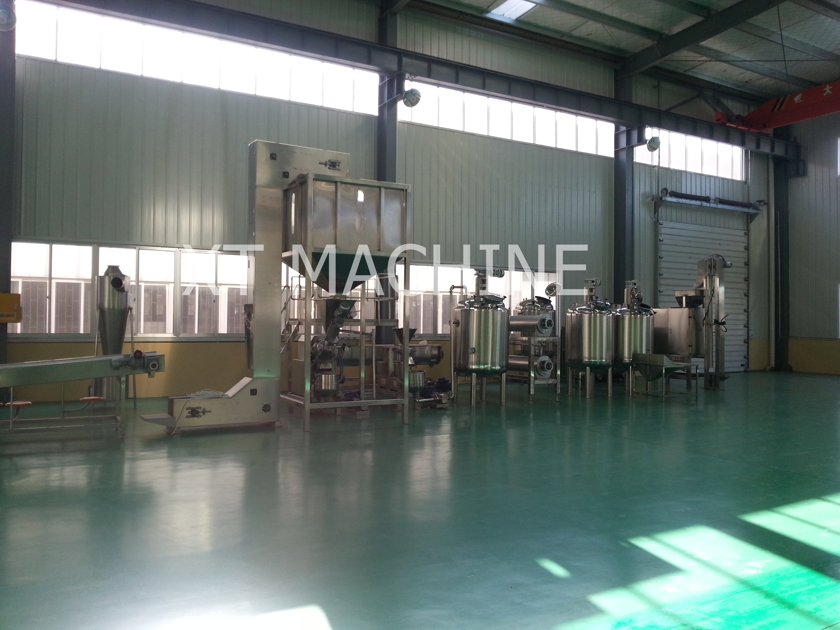 304 Stainless Steel Peanut Butter Processing Line High Output CE Certificate