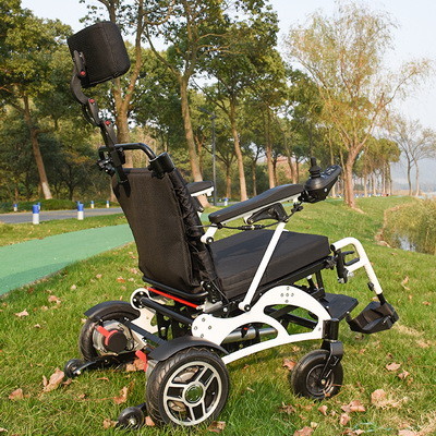 Lithium Battery Brushless Motor Power Wheelchair With Aluminum Alloy