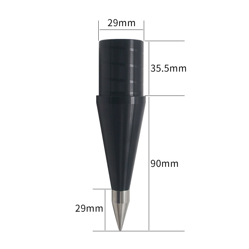 Urvey Range Rod Prism Pole Point Tip With 5/8 Internal Thread GPS RTK Centering Surveying Accessories Carbon Tube Point