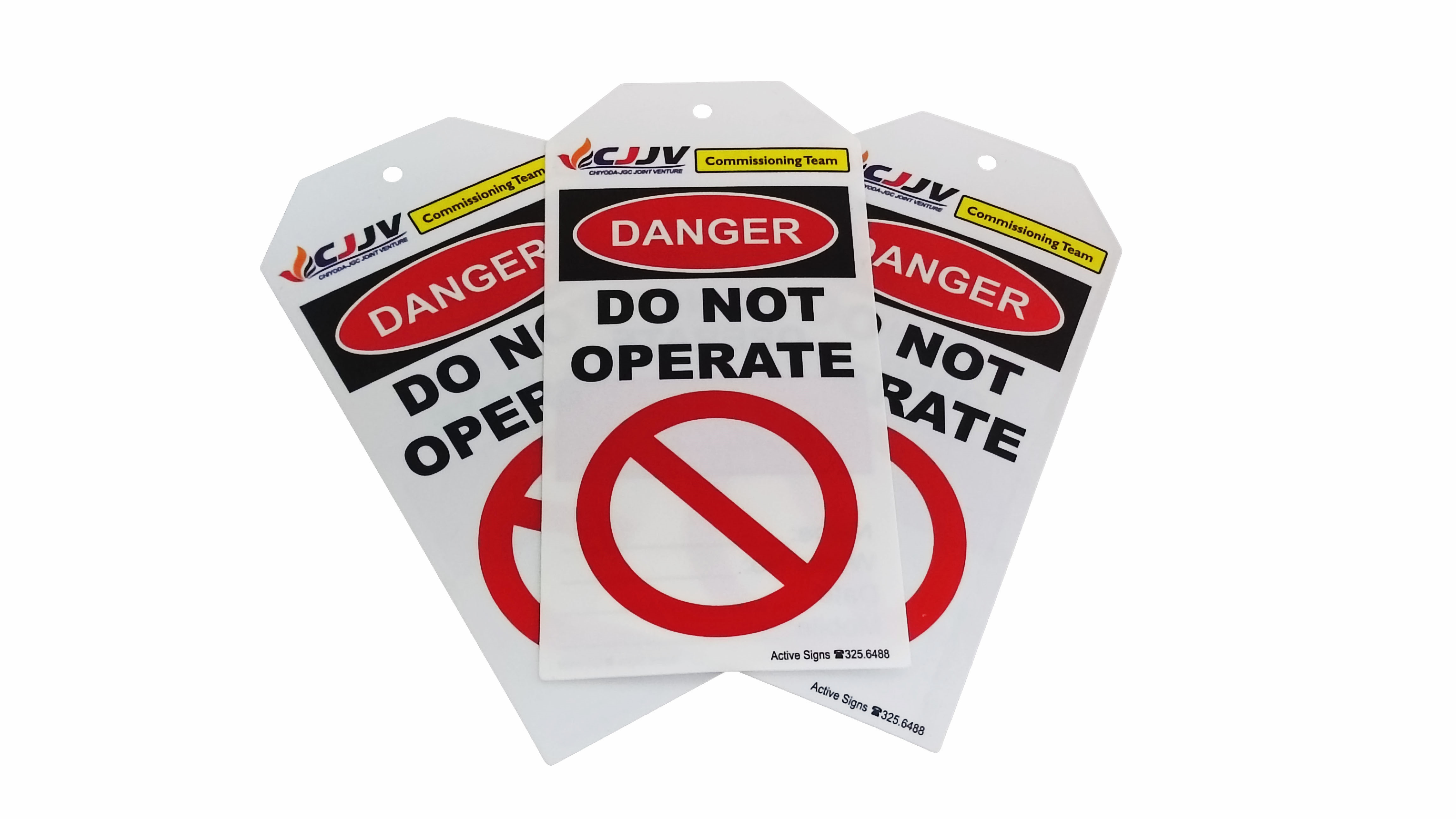 Customized Logo Plastic Safety Tag For Durable And Long Lasting Durability