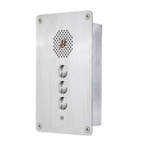 China Flush Mounted Elevator Emergency Phone Hands Free Operation With Robust Housing on sale