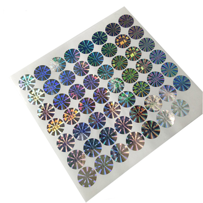 Customized self adhesive PET hologram laser anti counterfeit label