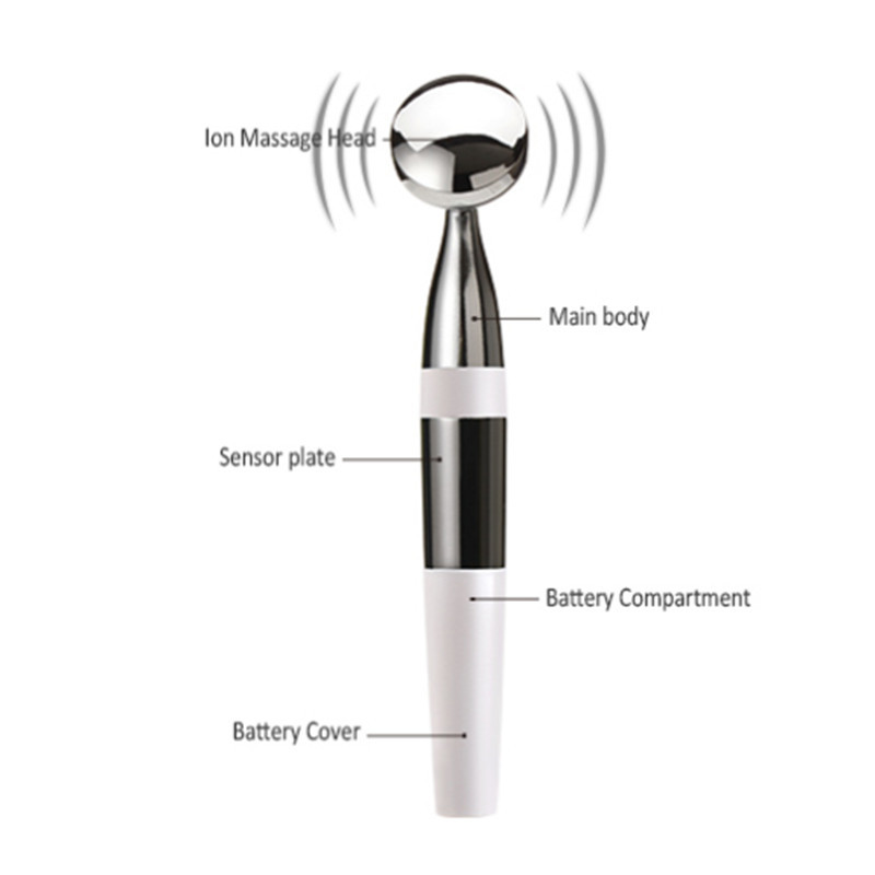 Skin Rejuvenation Electric Vibration Facial Massage Roller Portable Handheld