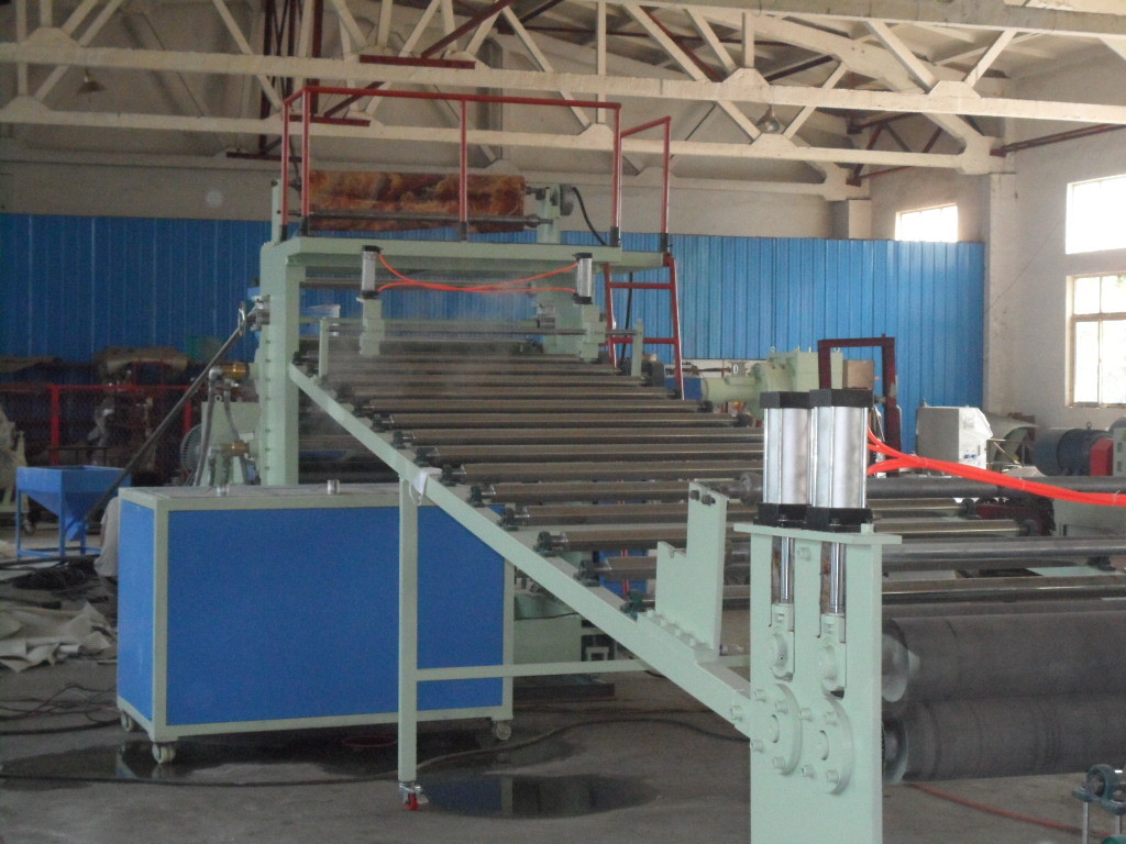 Decoration WPC Foam Board Machine , Double screw Wpc Profile Production Line