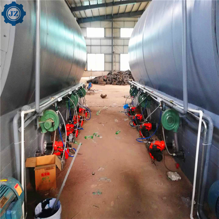 30t 50t Fully Continuous Waste Plastic Scrap Tyre Oil Pyrolysis Plant