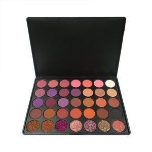  Talc Free Long Lasting Purple 35 Color Makeup Eyeshadow Manufactures