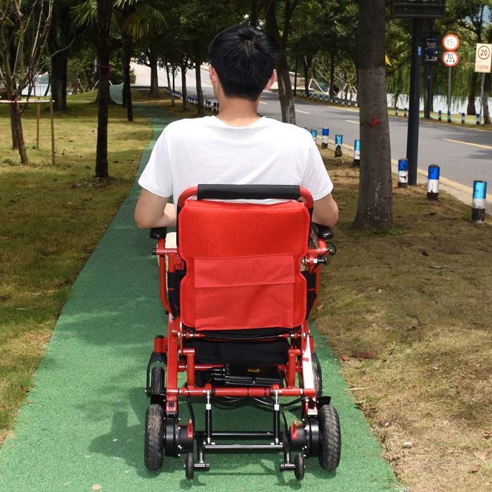 Brushless CE 5h Lightweight Foldable Electric Wheelchair