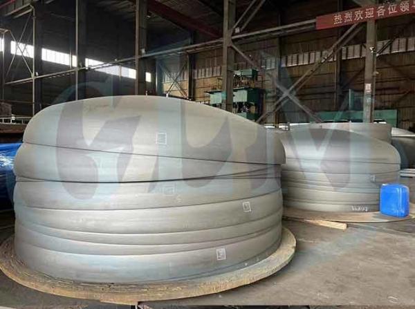 Diatemer 4600mm Thickness 20mm SA 516 Gr 70 Elliptical Dish Head For Pressure