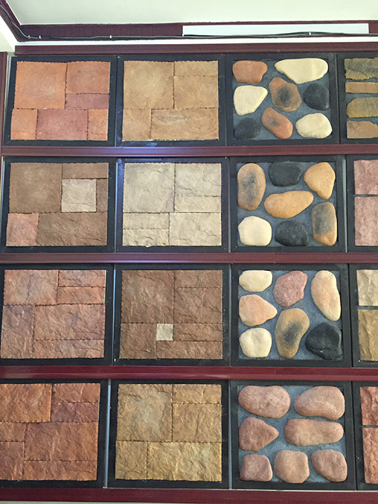 Artificial Marble Stone Tiles Heat Insulation Anti - Mildew Multi Colored Available