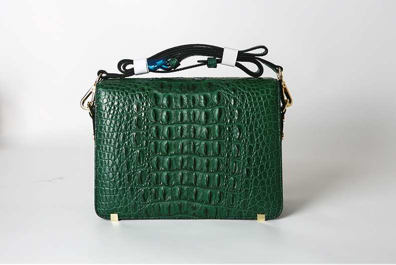 Genuine Crocodile Skin Women Sling Bag Authentic Exotic Alligator Leather Lady Single Shoulder Bag Female Small Purse