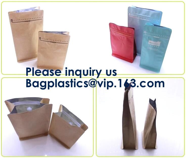 SHAPED POUCH BAG IN BOX COLORED Zip lockK POUCH ALUMINUM STAND UP POUCH QUAD SEAL POUCH VACUUM POUCH FLAT BOTTOM POUCH