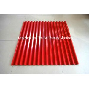 Roof Wall Double Layer Roll Forming Machine 0 - 15m / min Manual Hydraulic