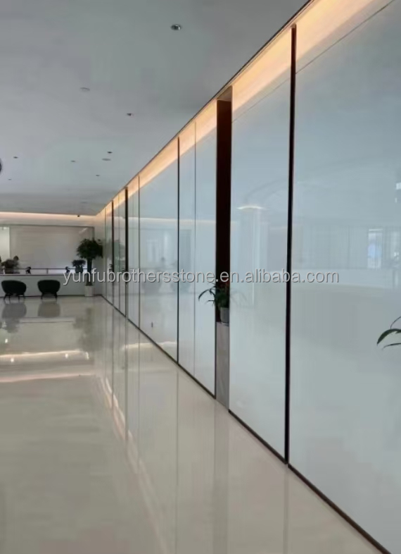 Big Slab White Nano Marble Stone The Optimal Selection for Modern Design Countertop