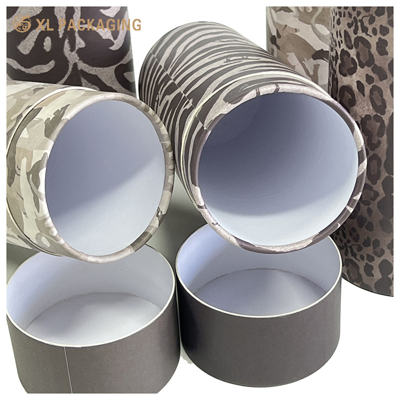 Food Grade Brown Paper Packaging Tubes Cardboard Kraft Paper Tube Tea Packaging