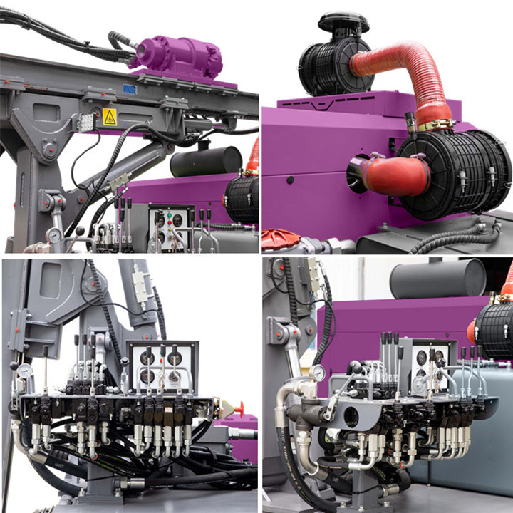 110kw Ground Pile Driving Equipment Solar Pile Driver Machine Hydraulic Pile Drilling Rig