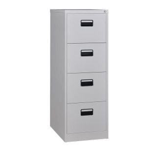 China Customized Easy Assemble Four Drawer Metal File Cabinet H1330mm on sale