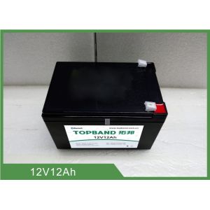 China 12V 12Ah Bluetooth Lithium Battery , Rechargeable Batteries With ABS Casing on sale