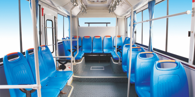 6m Luxury Passenger Bus With 44 11-23 Seats EURO 5 Emission Standard Diesel Electric Made