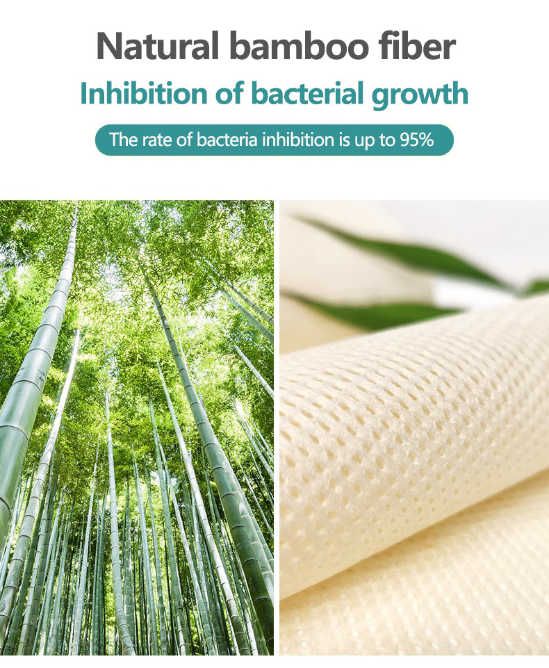 Household Embossed Spunlace Nonwoven Fabric Bamboo Fiber Super Absorbent Cloth