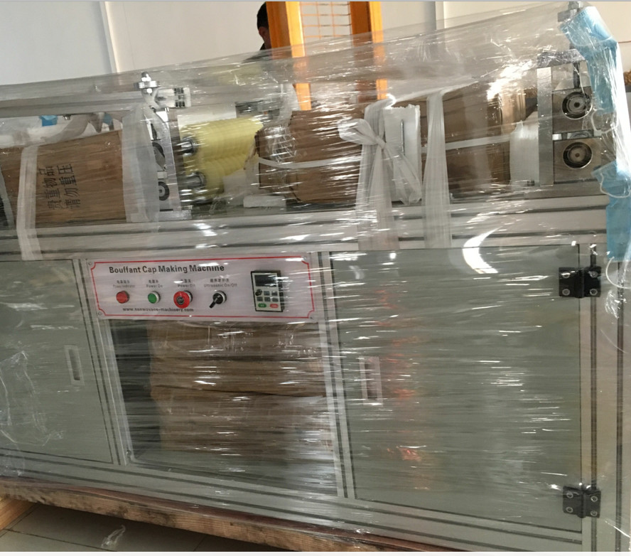 1.8kw Shower Disposable Head Cap Making Machine With 3900mm Length