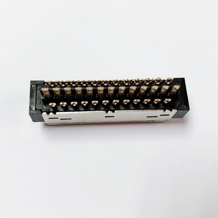 SCSI 50P Male Solder Type Full Gold Plated Connector With Plastic Shell