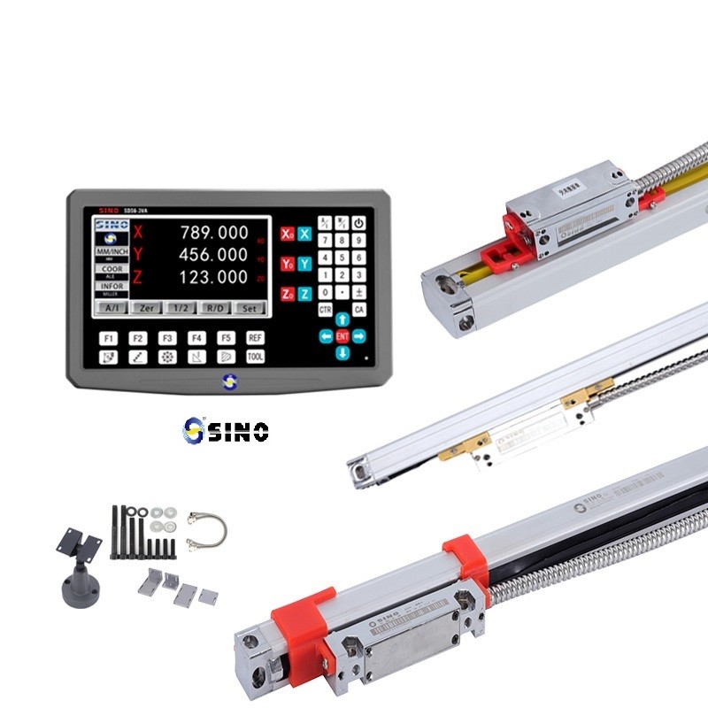 Lathe Machine Three-Axis DRO Kit SINO SDS6-3V Digital Readout System With Linear Scale TTL Signal Output